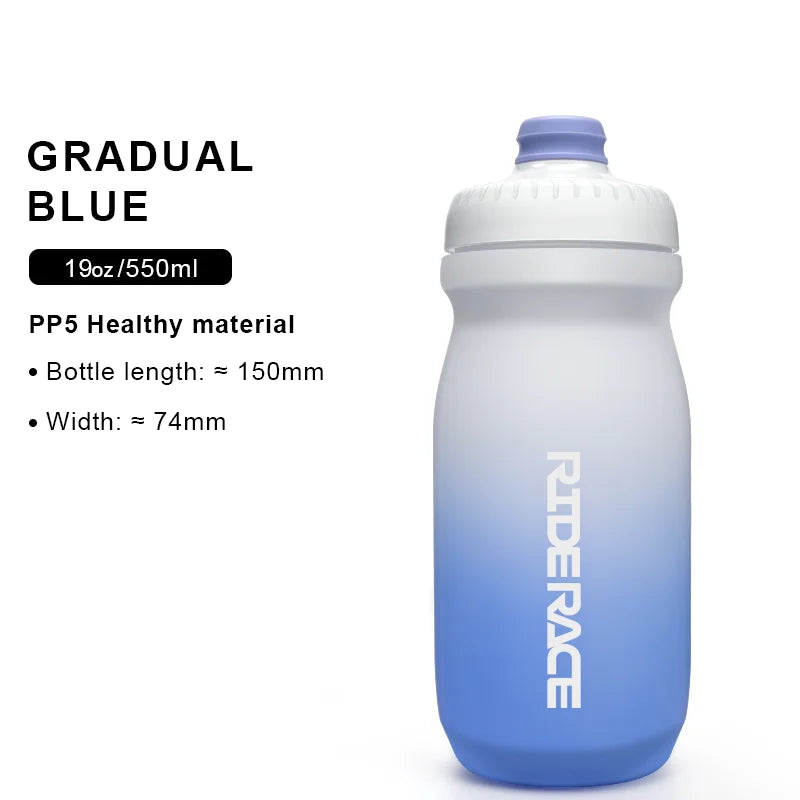 Cycling Water Bottle PP5 Taste-Free Lightweight Outdoor Sports Squeeze Kettle Bicycle Water Bottle Portable Bike Drink Cup