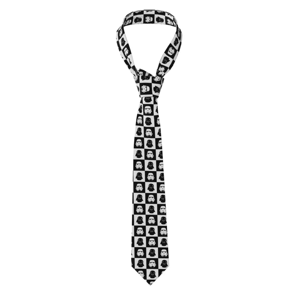 Custom M-Mandalorianed Necktie Men Printed Necktie Space Television Four Seasons Fashion Tie Necktie For Father's Day