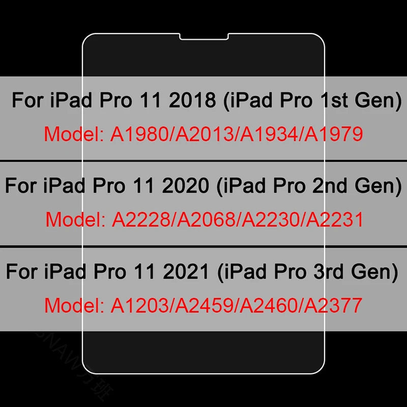 3Pcs Soft PET Screen Protector For iPad Air 5 4 3 2 1 Mini 6 5 For iPad 10.9 10th 9th 8th 7th 6th 5th Generation Protective Film