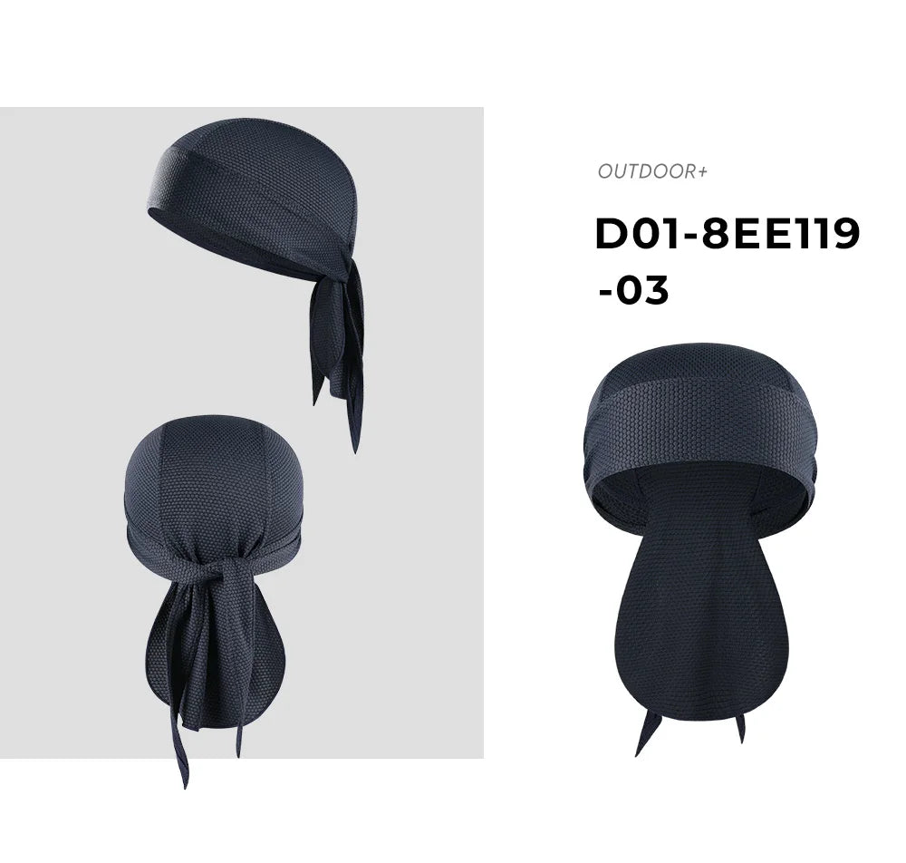 Quick-drying Bandana Cooling Doo Rags Sun Protection Headscarf Summer Beanies Hats Sport Running Cycling Hip Hop Soft Cap Durags