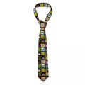 Custom M-Mandalorianed Necktie Men Printed Necktie Space Television Four Seasons Fashion Tie Necktie For Father's Day