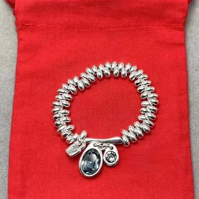 New best-selling fashionable geometric bracelet with interlocking rings, ladies' commemorative day gift bag
