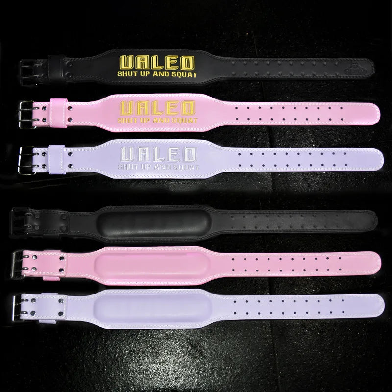Weight Lifting Belt for Men Women Embroidery Gym Fitness Belt Colorful Powerlifting Belt for Deadlift Squat Back & Waist Support