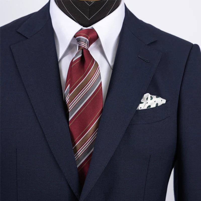 9cm Tie Ties Neckties for men High Quality Ties Red Green Tie strip Necktie Wedding neckties Fashion Zometg