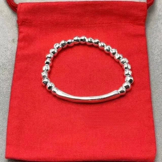 New best-selling fashionable geometric bracelet with interlocking rings, ladies' commemorative day gift bag