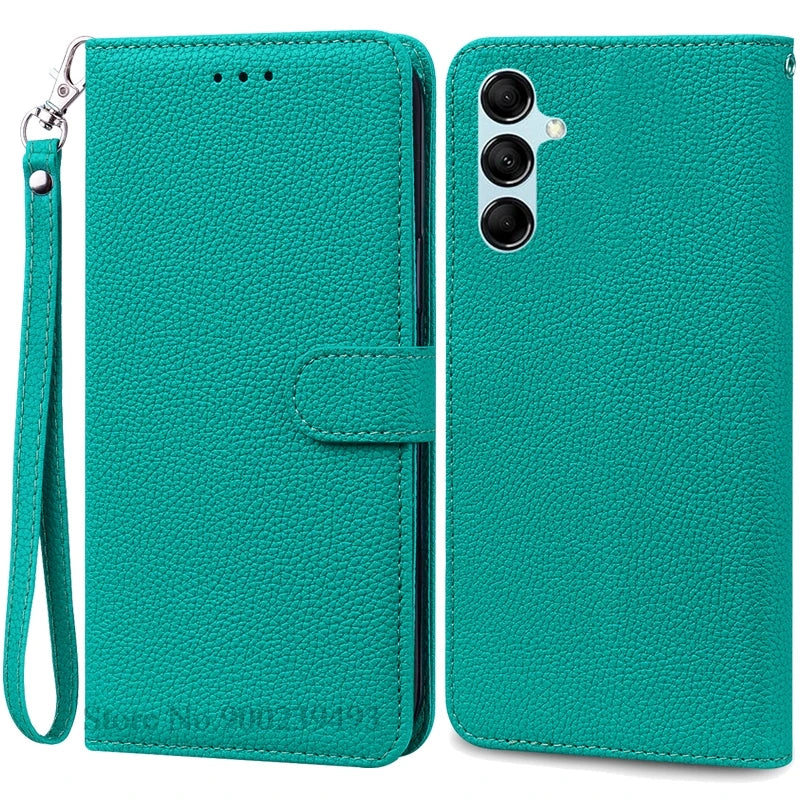 For Samsung Galaxy M55 Case Leather Wallet Flip Phone Case For Samsung M55 M156B Cover For Samsung Galaxy M55 5G Case Fundas