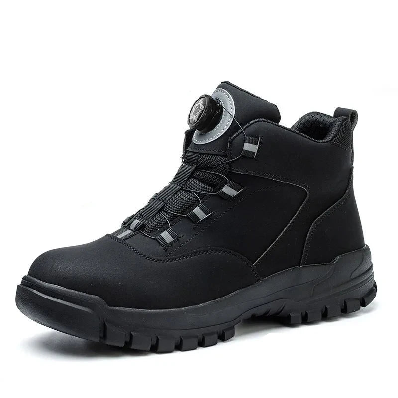 Puncture-Proof Indestructible Construction Shoes Rotating Button Safety Shoes Work Boots For Men Shoes Steel Toe Work Sneakers