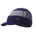 NEW style Skullies Beanies Hat Adult Women Men Winter Crochet Knited Hat Plus Velvet Warm Baseball Cap Visor High Quality