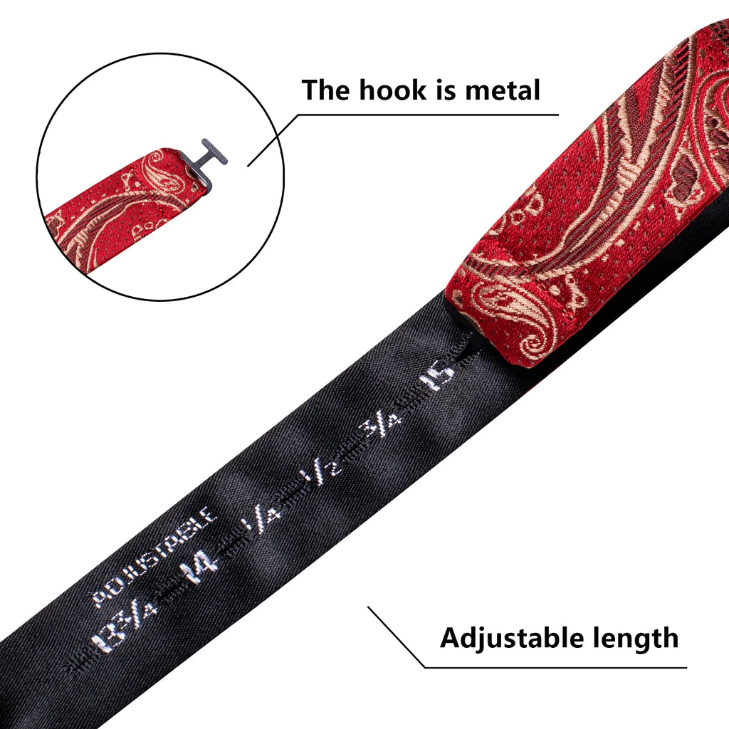 Hi-Tie Silk Mens Self Bow Tie Pocket Square Cufflink Set Butterfly Knot Jacquard Floral Paisley Bowtie for Male Wedding Business