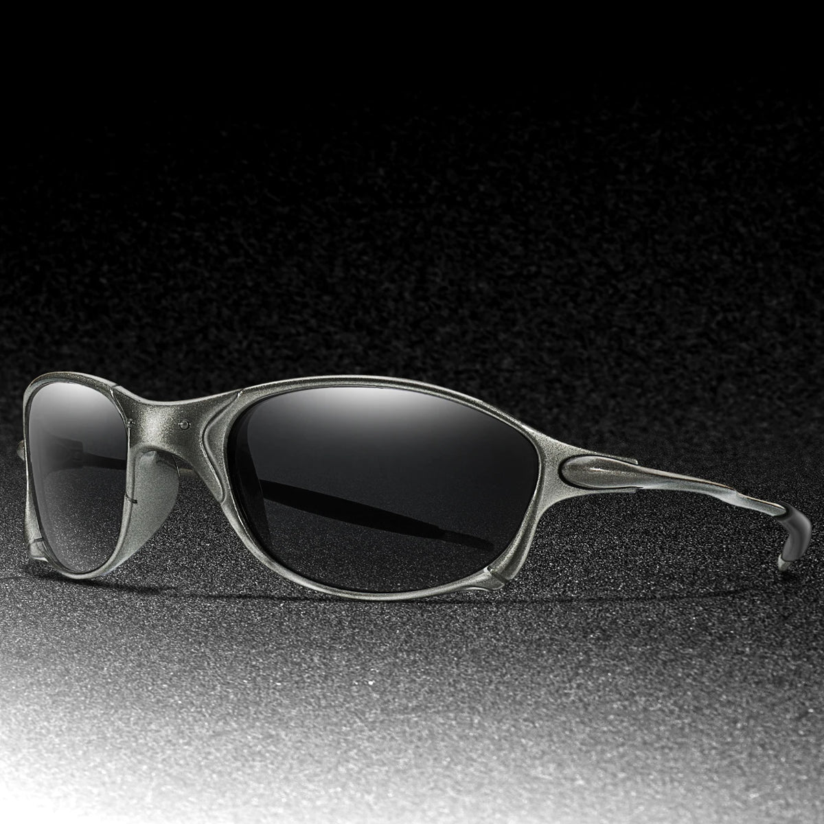 Men And Women Trendy Cycling Sunglasses Metal Shades With UV Protection for Outdoor Sports, Running, Hiking, Driving Travel