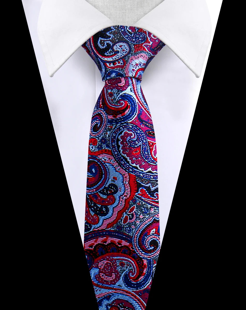 Men Tie Necktie For Men Business Wedding Party Luxury Paisley Necktie Fashion Floral Mens Neck Tie Accessories Wholesale Gravata