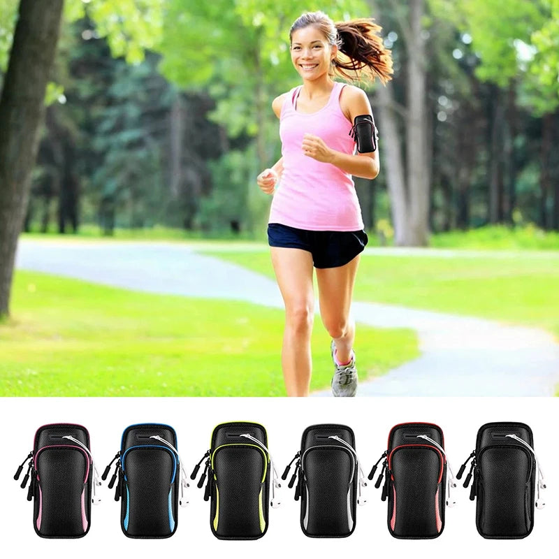 Running Mobile Phone Arm Bag Sports Phone Armband Waterproof Running Jogging Mobile Phone Protective Bags Accessories For iPhone