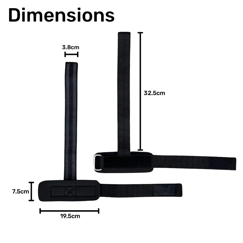 1 Pair Weight Lifting Straps with Padded Wrist Wraps Gym Exercise Deadlift Straps Anti-Slip Weightlifting Straps for Men Women