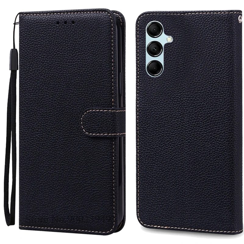 For Samsung Galaxy M55 Case Leather Wallet Flip Phone Case For Samsung M55 M156B Cover For Samsung Galaxy M55 5G Case Fundas