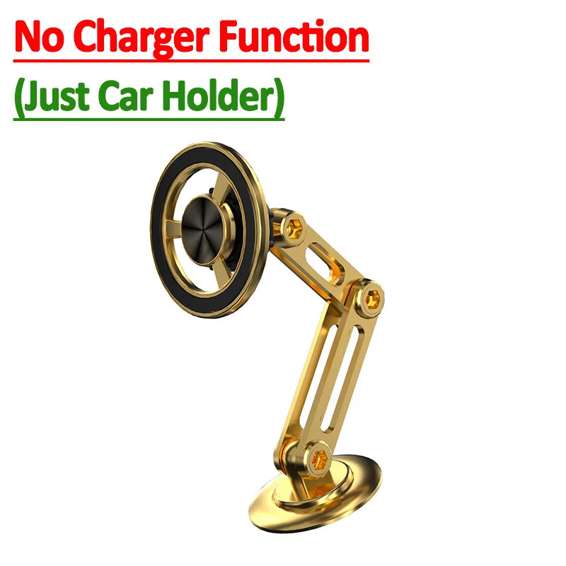 Magnetic Car Phone Holder 360° Rotatable Stand Strong Magnet GPS Navigation Bracket For MagSafe For iPhone 17 16 Xiaomi Huawei