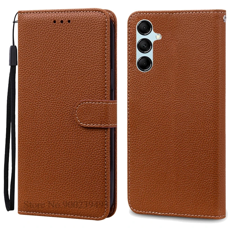 For Samsung Galaxy M55 Case Leather Wallet Flip Phone Case For Samsung M55 M156B Cover For Samsung Galaxy M55 5G Case Fundas