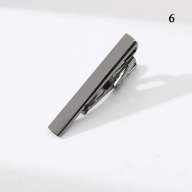 Tie Pin For Men Classic Tie Clips Copper Tie Bar Tie Collar Pin Business Corbata Necktie Clip Jewelry Gift Wedding Accessories
