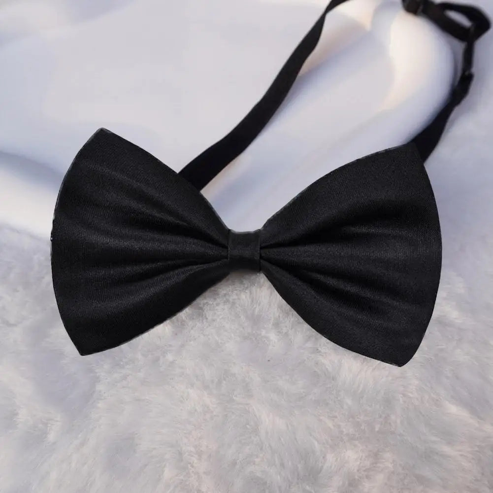 1/2/3Pcs Bow Ties For Men Wedding Bowtie Black Neck Tie Adjustable Bowknot Classic Butterfly Cravat Double Tie Business Gift