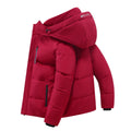 New Winter Men Hooded Casual Short Puffer Jackets Man White Duck Down Coats Quality Male Outdoor Windproof Thicker Warm Parkas 5