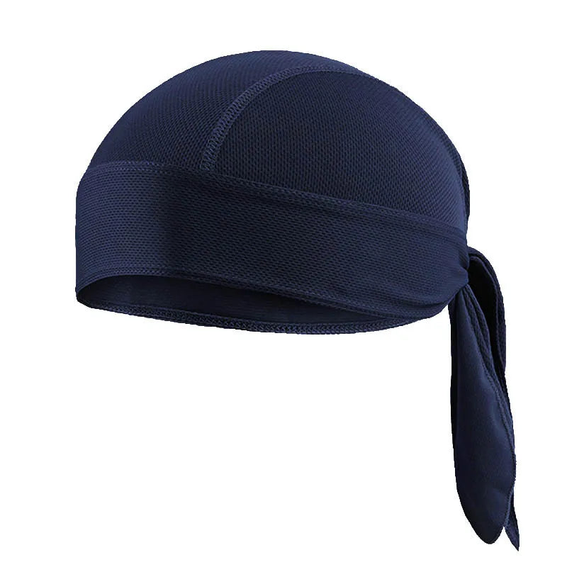 Durag for Men Cycling Pirate Hat Breathable Mesh Pirate Bandana Cap Sweat Absorbent Helmet Inner Head Cover Skull Cap for
