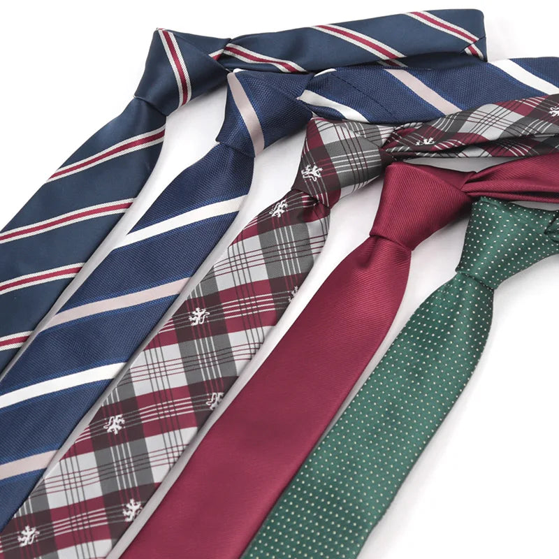 Ties for Men Design Wedding Tie Burgundy Solid Striped Paisley Jacquard Neckties Business Fashion Groom Collar Accessories Gift