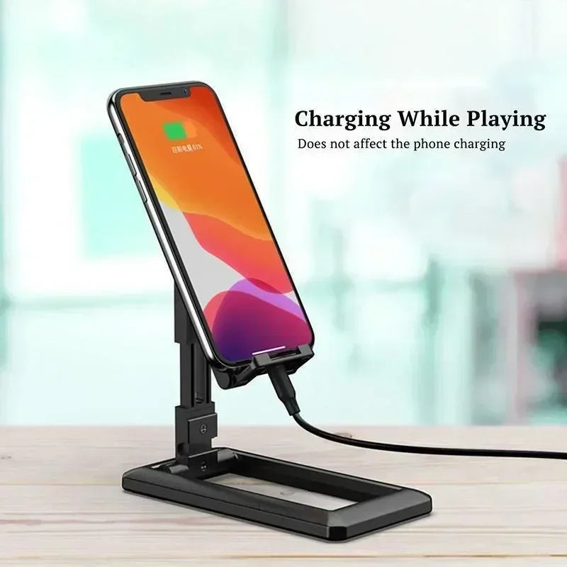 Foldable Desk Phone Holder Mount Stand  Adjustable Phone Holder Desktop Holder