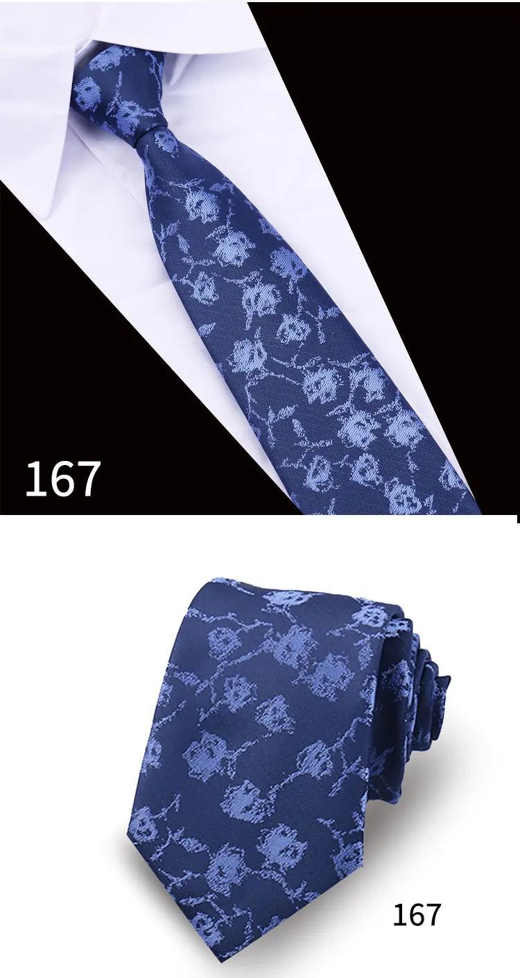 Men Tie Necktie For Men Business Wedding Party Luxury Paisley Necktie Fashion Floral Mens Neck Tie Accessories Wholesale Gravata