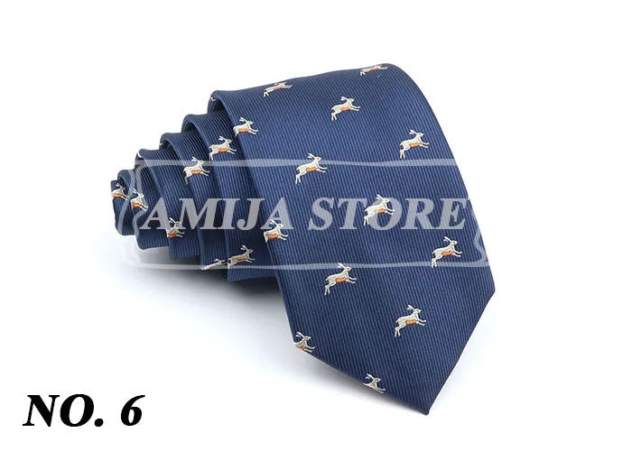 New Men's Casual 7CM Ties Classic Polyester Woven Party Neckties Fashion Burgundy Flower Man Neck Tie For Wedding Business Male