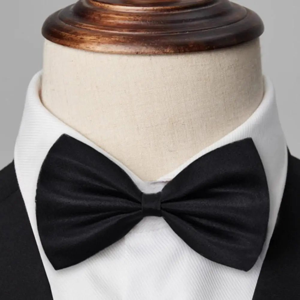 1/2/3Pcs Bow Ties For Men Wedding Bowtie Black Neck Tie Adjustable Bowknot Classic Butterfly Cravat Double Tie Business Gift