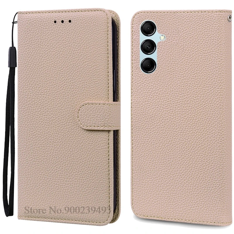 For Samsung Galaxy M55 Case Leather Wallet Flip Phone Case For Samsung M55 M156B Cover For Samsung Galaxy M55 5G Case Fundas