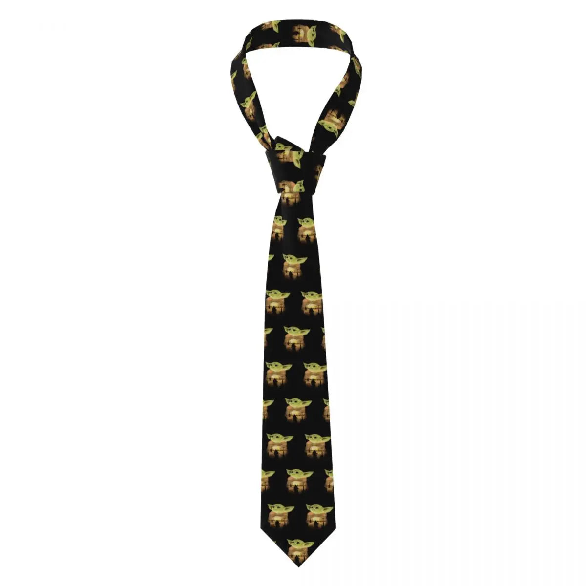 Custom M-Mandalorianed Necktie Men Printed Necktie Space Television Four Seasons Fashion Tie Necktie For Father's Day