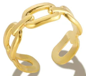 High End Waterproof Hollow Stainless Steel Finger Ring Trendy for Women Personalize Jewelry Wholesale