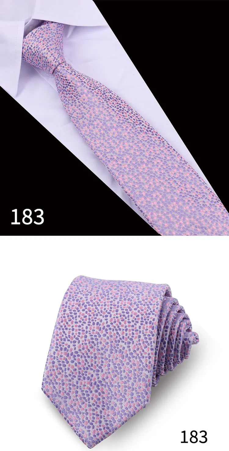 Men Tie Necktie For Men Business Wedding Party Luxury Paisley Necktie Fashion Floral Mens Neck Tie Accessories Wholesale Gravata