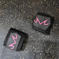 Cotton Weightlifting Wrist Wraps with 3D Silicone Logo Professional Gym Wrist Support  Wraps Fit Men & Women Strength Training