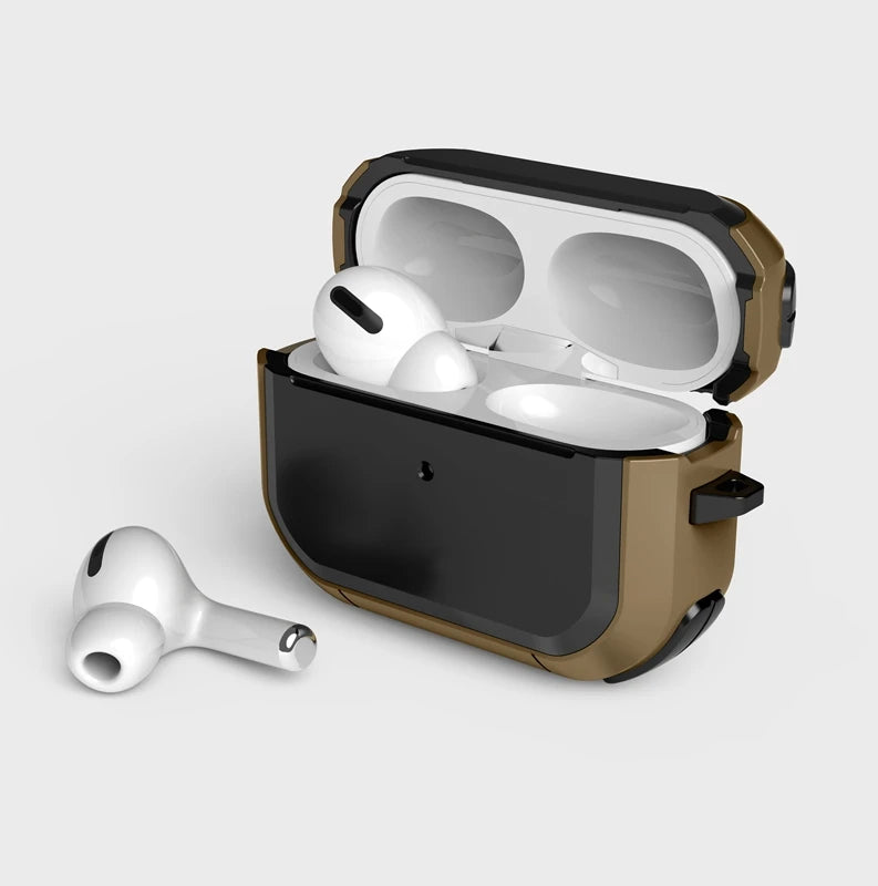 Armor Protective Case For AirPods Pro 3 2nd Generation AirPods 4 3rd 3 2 1st Gen Cover Accessories Shockproof Coque Capa Funda