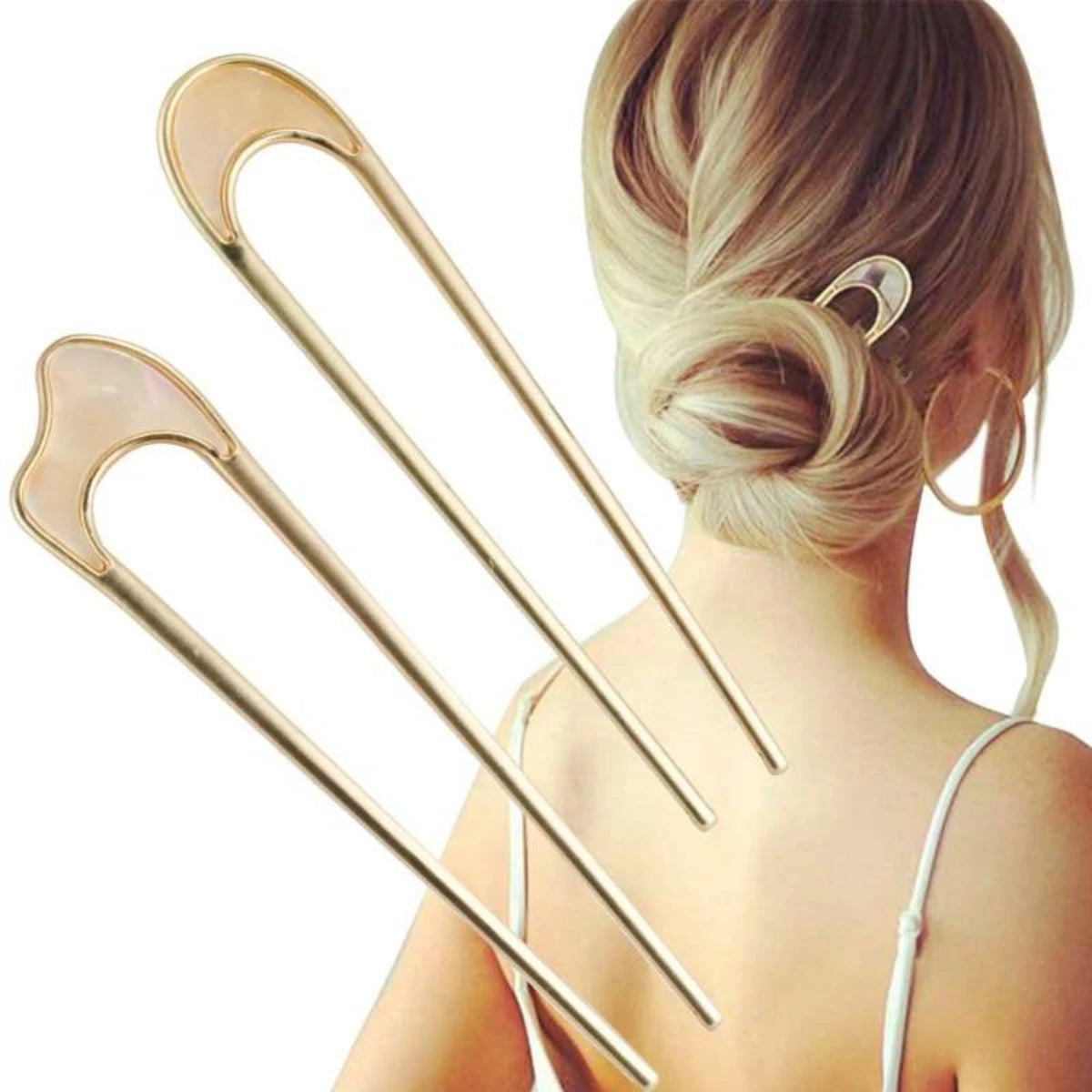 2pc 4.2 inch metal hair fork hair accessories hair accessories tools hair accessories suitable for all hair types suitable for w