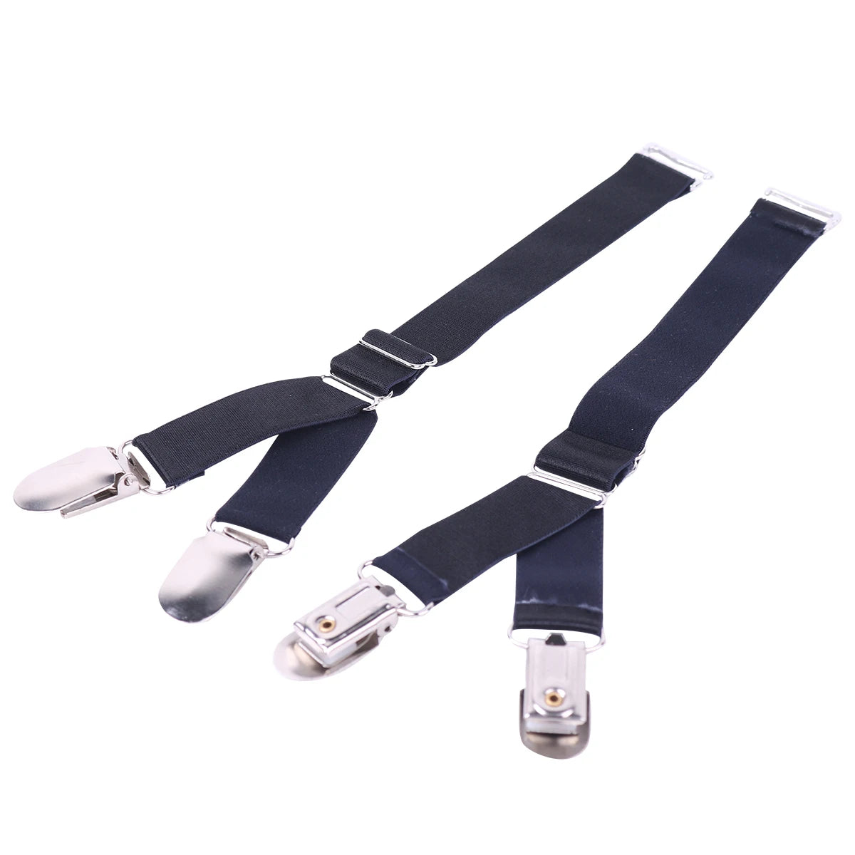 Suspender Clips For Stockings Replacemnt Corset Holder Elastic Garter Belt Straps Y/I Style Unisex Shirt Holder Socks Fastener