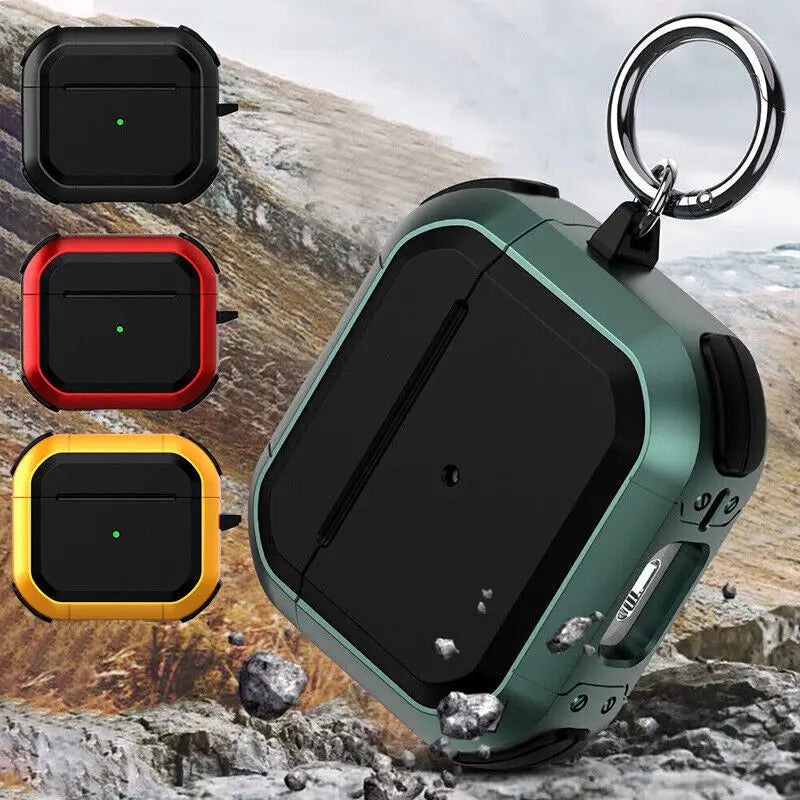 Armor Protective Case For AirPods Pro 3 2nd Generation AirPods 4 3rd 3 2 1st Gen Cover Accessories Shockproof Coque Capa Funda
