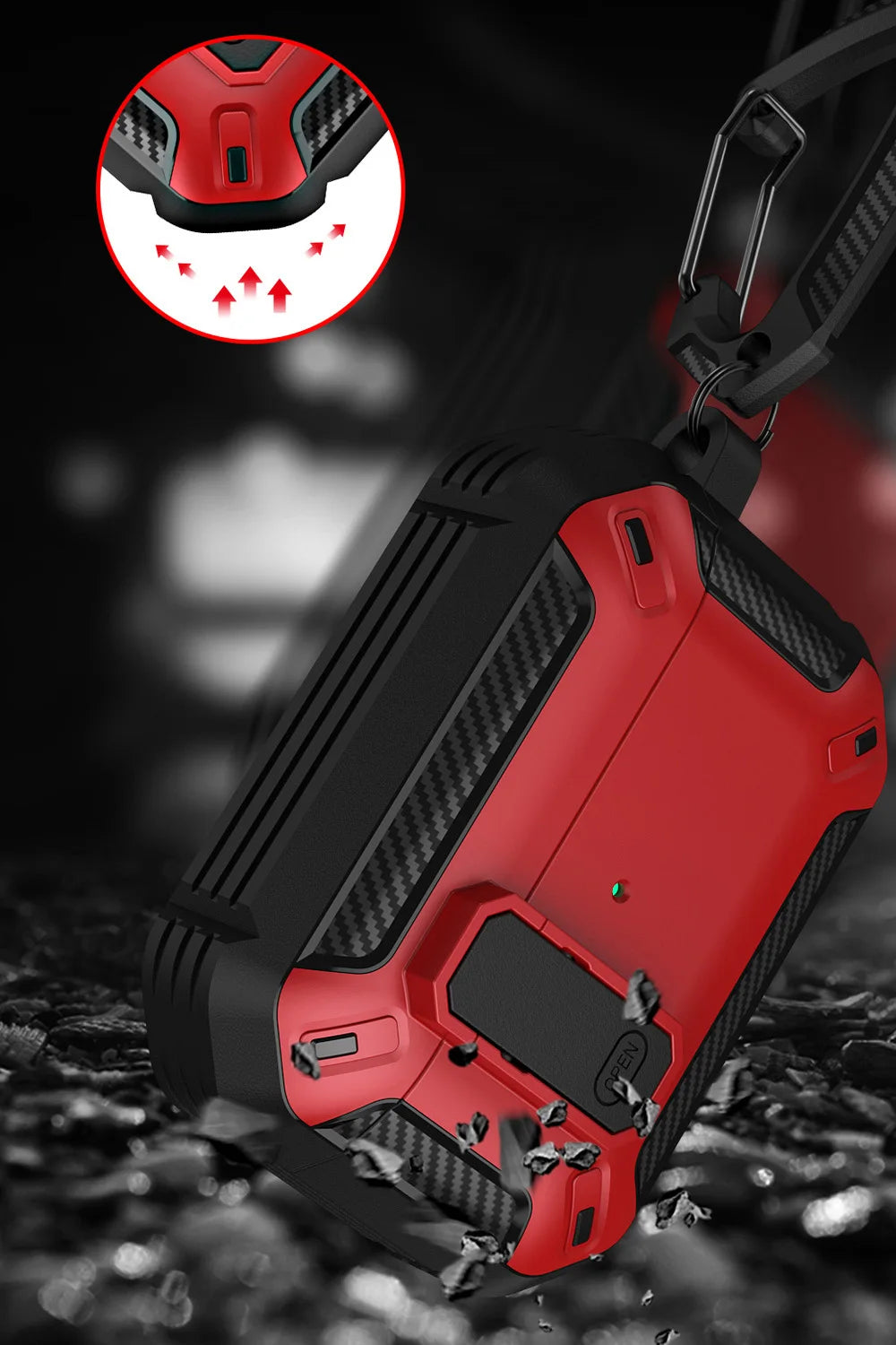 Security Lock Cover for AirPods Pro 2 3 Case for AirPods Pro2 Pro 2nd Gen 2023 Case Shockproof Cover Air Pods Pro airpods3 Funda