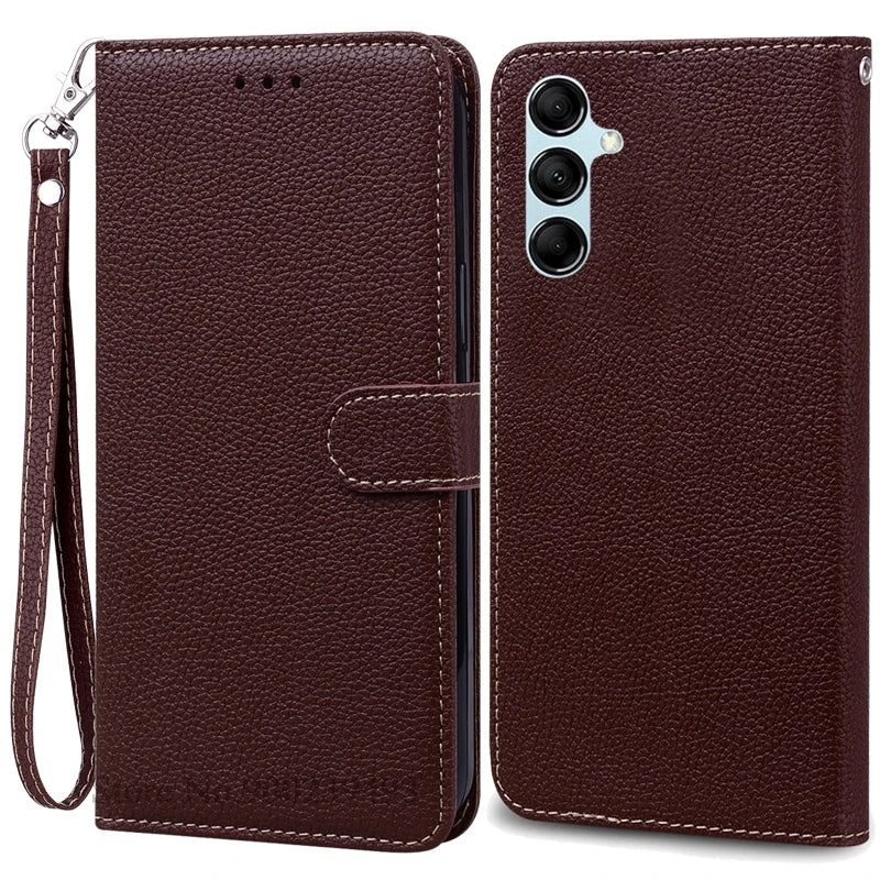 For Samsung Galaxy M55 Case Leather Wallet Flip Phone Case For Samsung M55 M156B Cover For Samsung Galaxy M55 5G Case Fundas