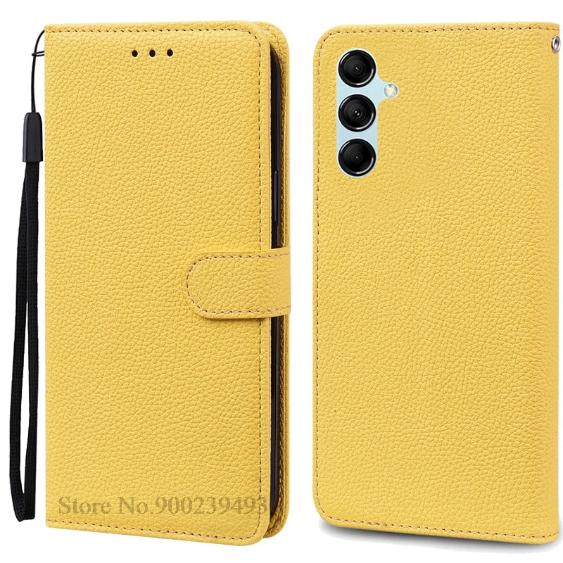 For Samsung Galaxy M55 Case Leather Wallet Flip Phone Case For Samsung M55 M156B Cover For Samsung Galaxy M55 5G Case Fundas