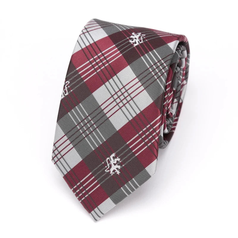Ties for Men Design Wedding Tie Burgundy Solid Striped Paisley Jacquard Neckties Business Fashion Groom Collar Accessories Gift