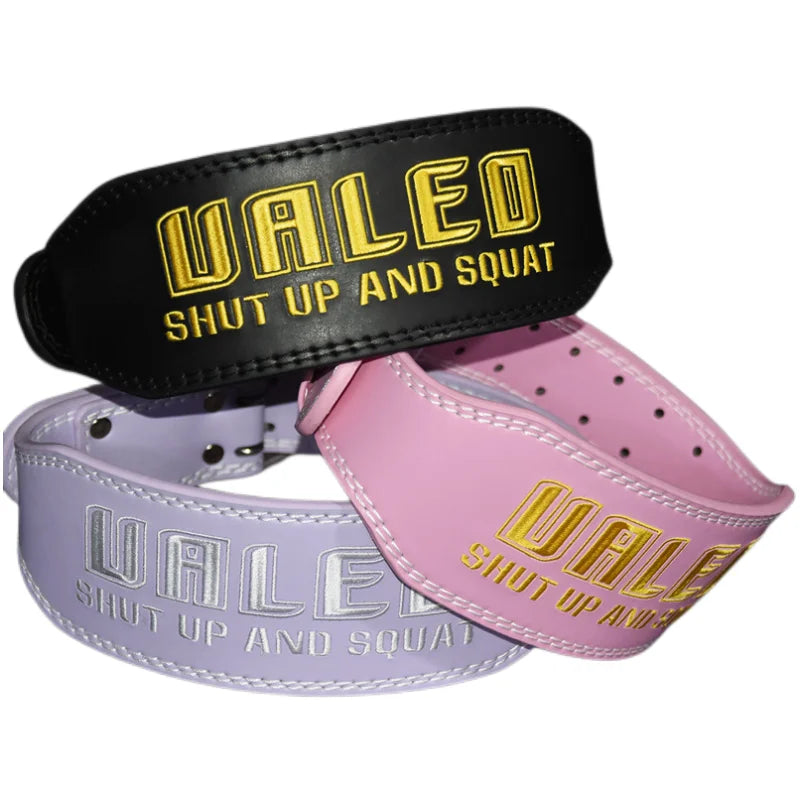 Weight Lifting Belt for Men Women Embroidery Gym Fitness Belt Colorful Powerlifting Belt for Deadlift Squat Back & Waist Support