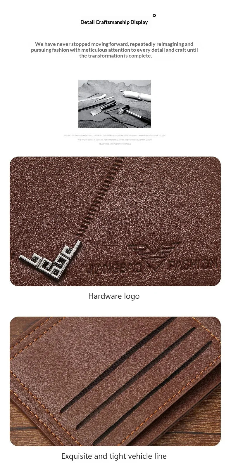 Slim Leather Wallet for Men RFID Blocking Bifold Front Pocket Wallet Minimalist Credit Card Holder Cash Money Clip