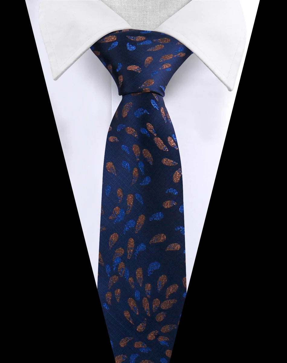 Men Tie Necktie For Men Business Wedding Party Luxury Paisley Necktie Fashion Floral Mens Neck Tie Accessories Wholesale Gravata