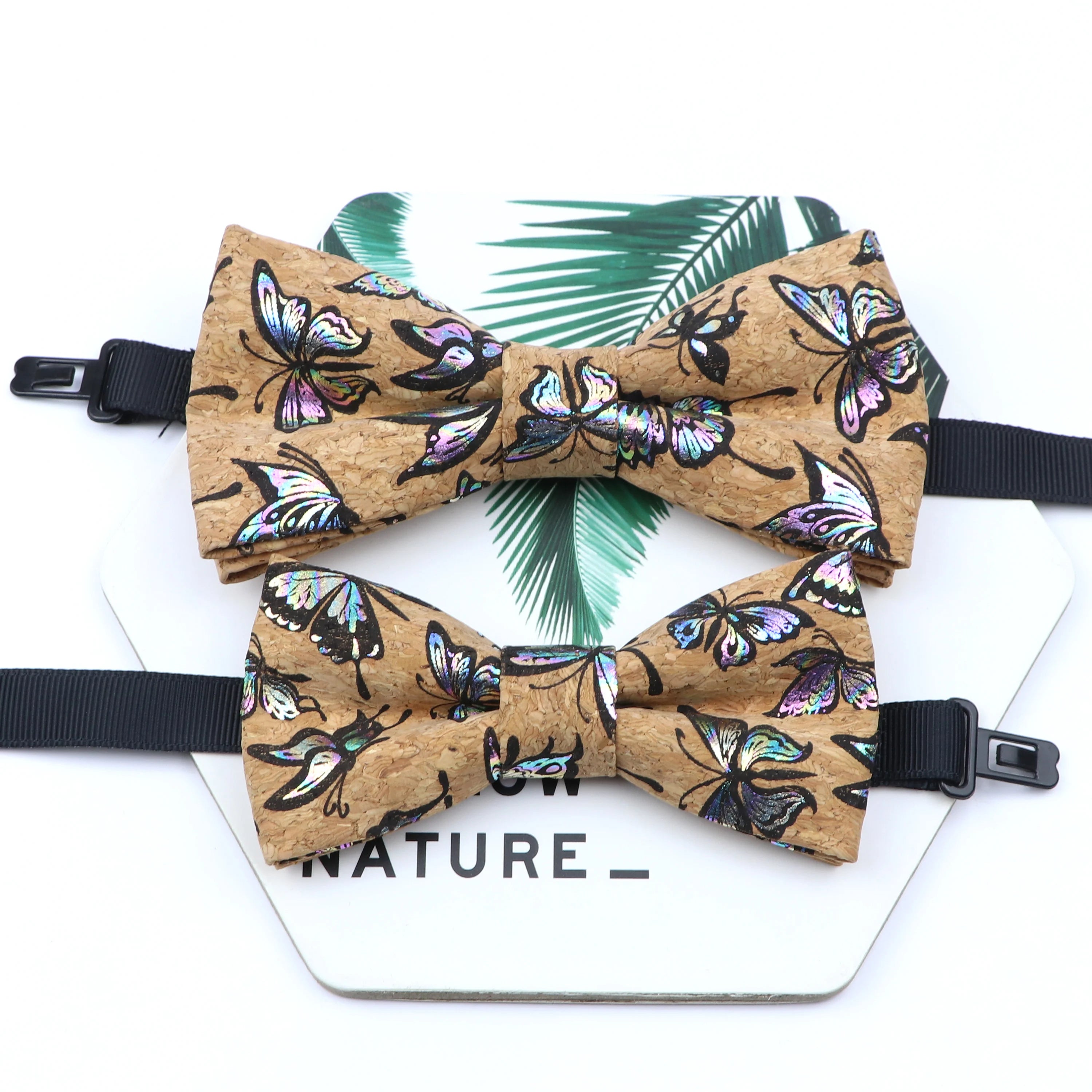 Novel Wooden Bow Tie For Man Women Cork Bowknot Retro Wood Handmade Bowties Daily Party Wedding Accessories Butterfly Wholesale