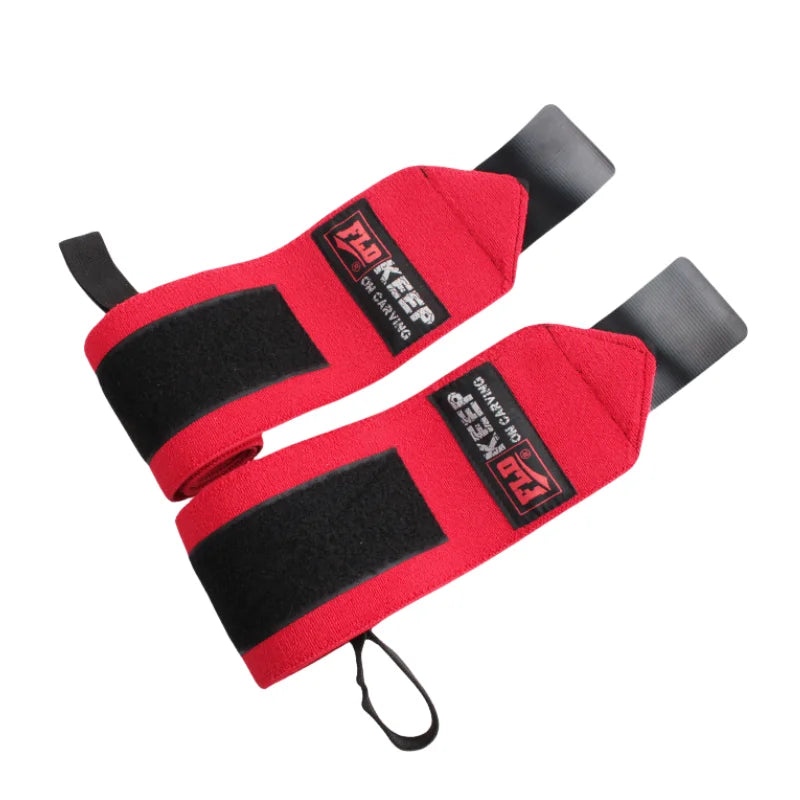 Weightlifting Wrist Wraps 63cm Elastic Wrist Straps W/ Thumb Loop  Gym Heavy Duty Wrist Support for Cross Deadlifts Powerlifting