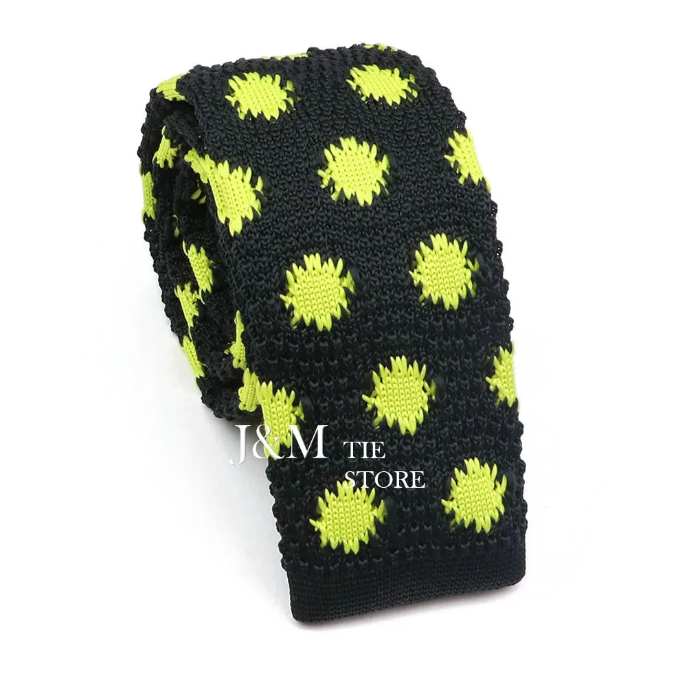 New Knit Ties For Men Casual Skinny Pink Blue Necktie Boys Girls Party Knitted Striped Neck Tie Wedding Groom Necktie Neck Wear