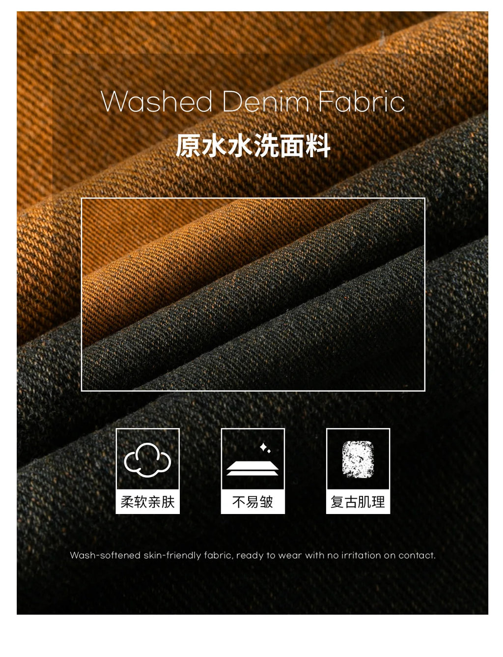 Straight Seven-point Jeans Men's 2026 Summer Washed Old Retro Texture Loose Casual