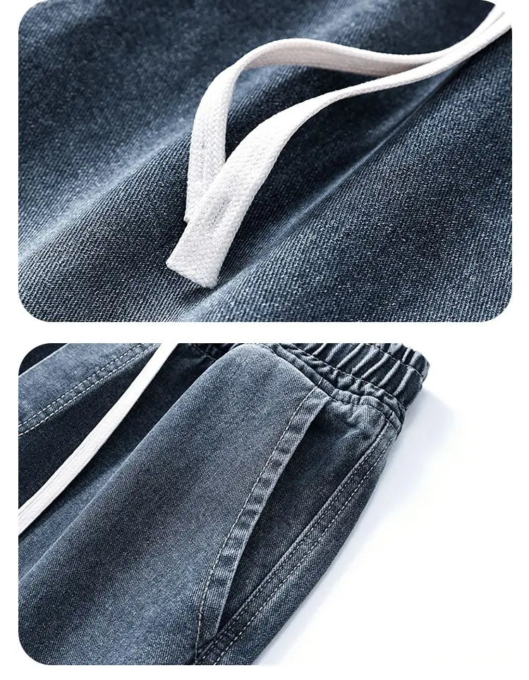 Straight Jeans 2026 New Men's Clothes Wide-leg Baggy Casual Trousers Fashion Hip-hop Loose Jeans Streetwear Male